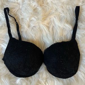 H&M Push Up Black Bra 34C